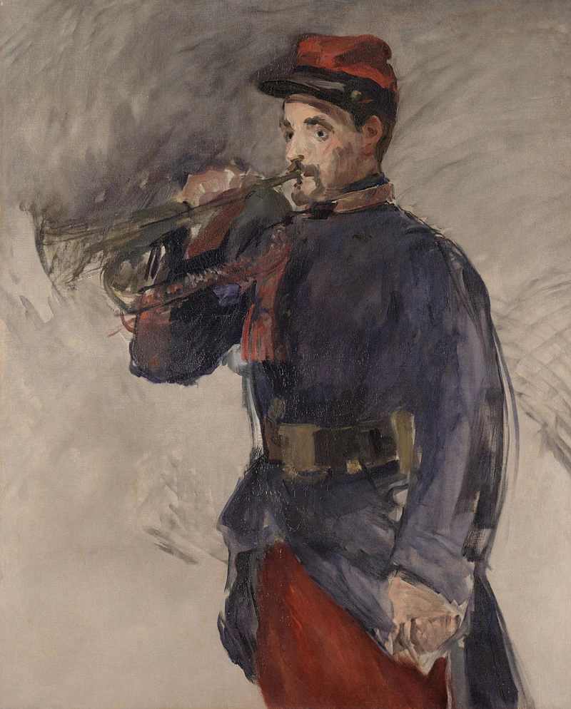 206-Édouard Manet, Le clairon Il trombettiere, 1882  